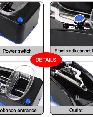 Electric Automatic Cigarette Roller & Injector