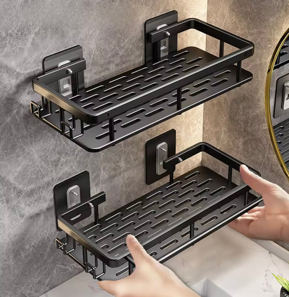 Bathroom Shelf for Shower & Toilet Storage