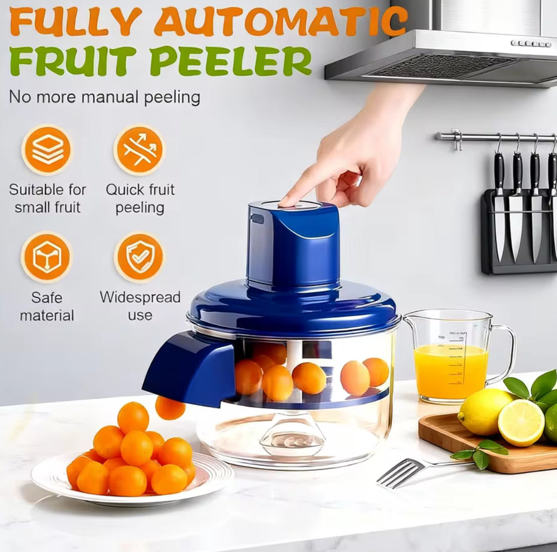 Rechargeable Electric Peeler for Fruits and Vegetables